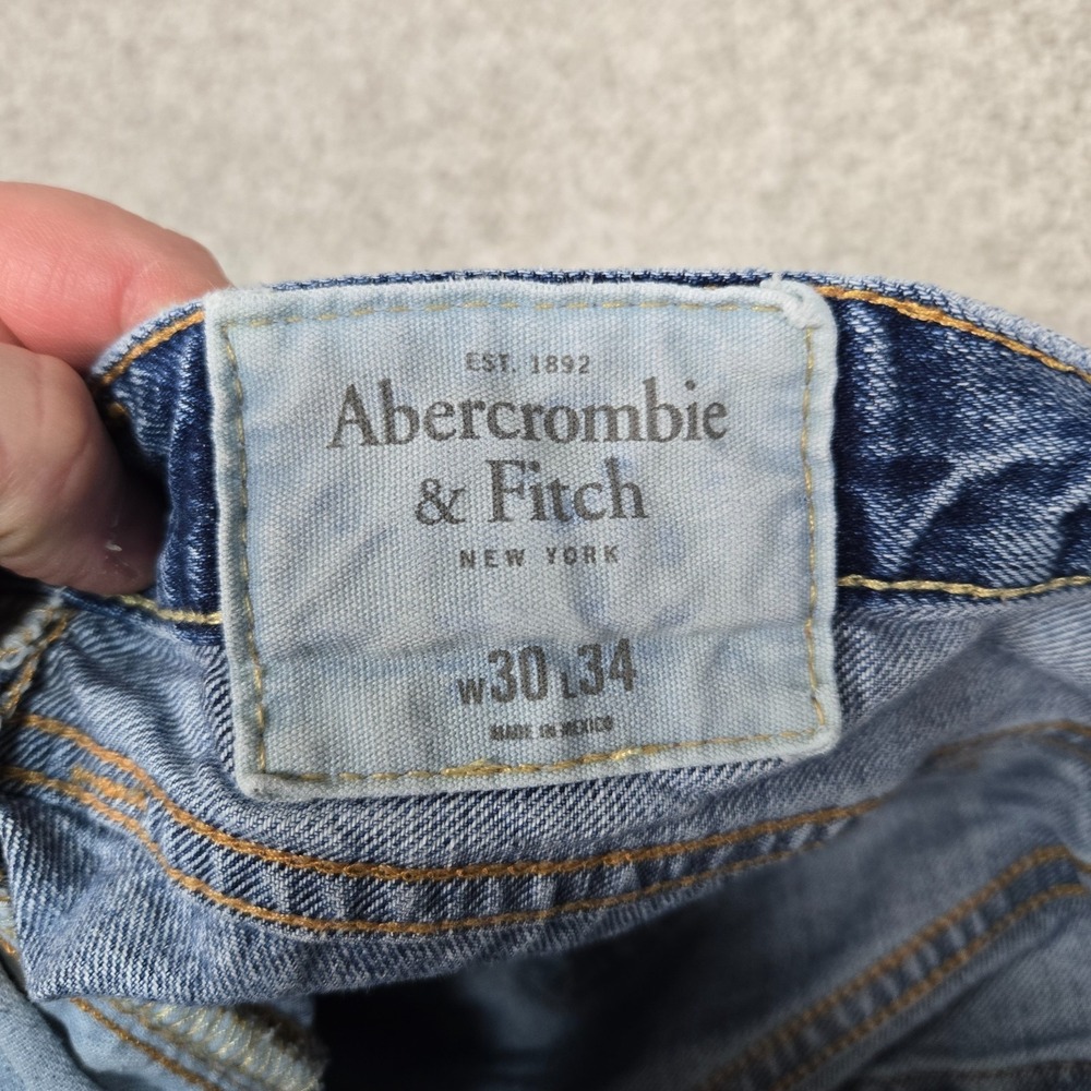 Abercrombie & Fitch bootcut mens denim 100% cotton jeans 30x34 (fit 31x33)‎ - Picture 5 of 11